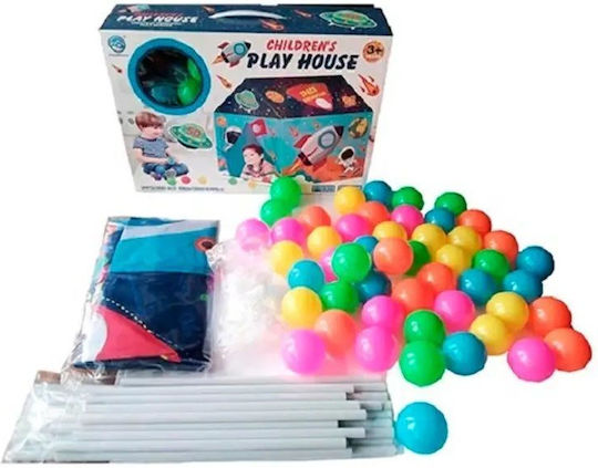 Blue Toys Cort De Joacă Căsuță Multicolor