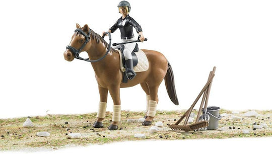 Bruder Woman and Riding Accessories Figure Set για 5+ Ετών