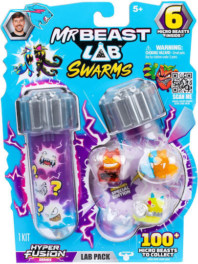 Giochi Preziosi Miniature Toy Mr Beast Lab Swarms 6 Figures for 5+ Years Old