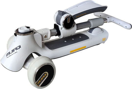 Miko Kids Scooter Foldable 3-Wheel with Seat White
