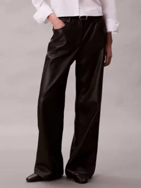 Damen Stoff Hose Black