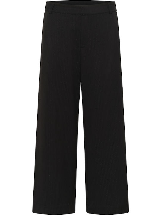 Women's Fabric Trousers Black