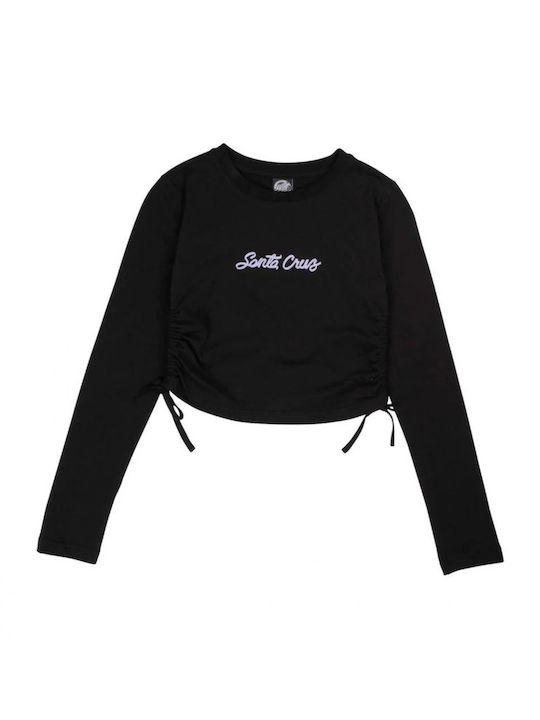 Women's Blouse Cotton Long Sleeve Black