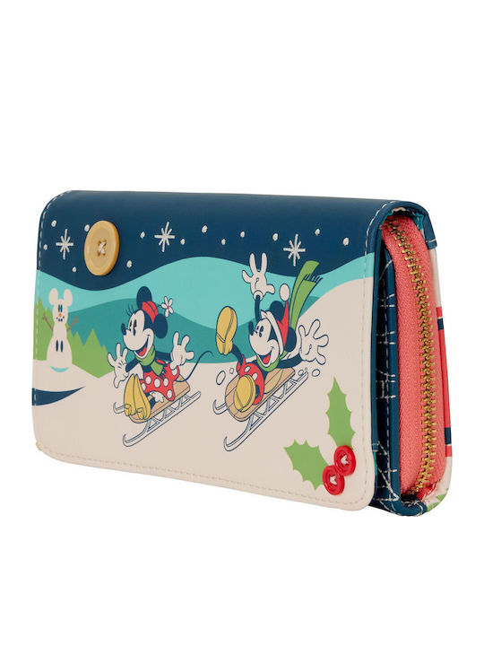 Loungefly Kids Wallet Disney Mickey & Minnie Holiday Loungefly Kids Wallet Disney Mickey & Minnie Holiday