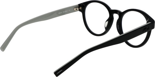 Glasses Fila Unisex Vfi218-500blk Lens Bridge Temple 50 19 140 Mm
