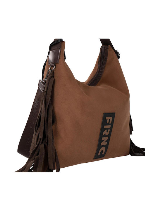 Leather Women's Bag Shoulder Tabac Brown