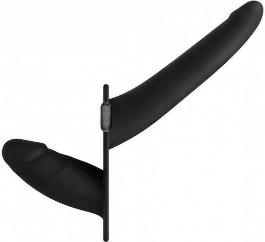 Leder Gurtzeug Schwarz Doppelter Dildotyp Silikon Easytoys Fetish Collection Doppelter Strap-Ons
