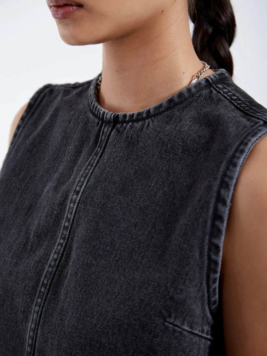 Women's Blouse Cotton Black