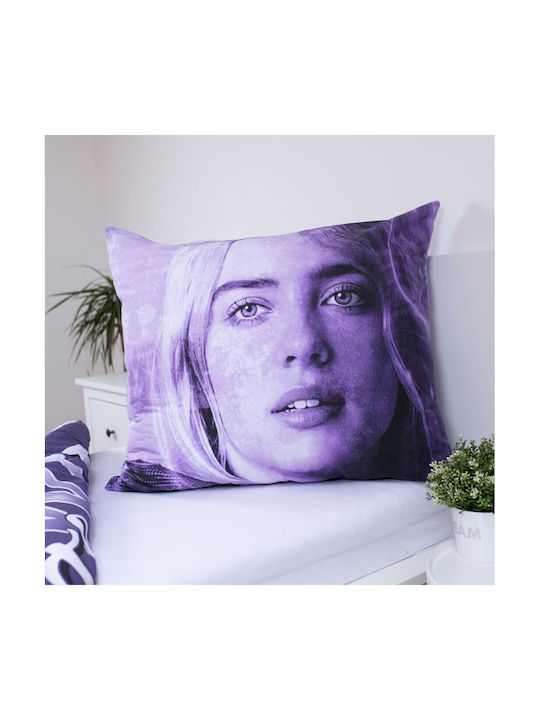 Billie Eilish Set Kinderbettbezug Einzel mit Kissenbezug Baumwolle Wild Flower 140x200cm