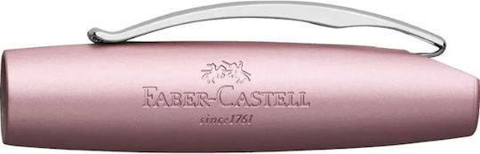Faber-Castell Fountain Pen Medium Pink Aluminum with White Ink