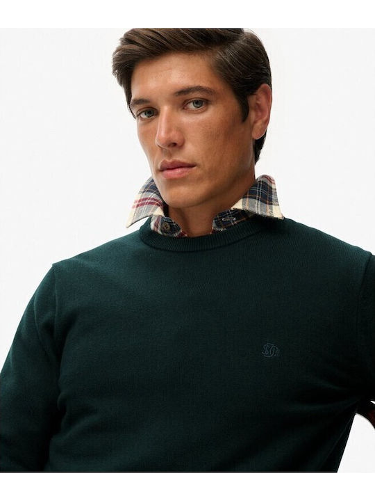 Long Sleeve Sweater Enamel Green Marl