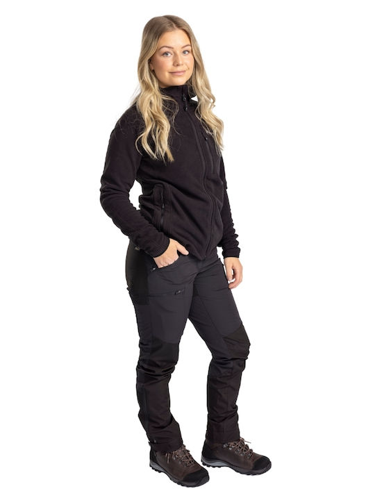 Pinewood Air Vent Γυναικεία Ζακέτα Fleece Μαύρο Pinewood Air Vent Γυναικεία Ζακέτα Fleece Μαύρο