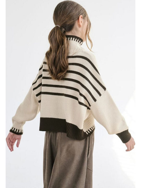 Kids' Sweater Long Sleeve Ecru