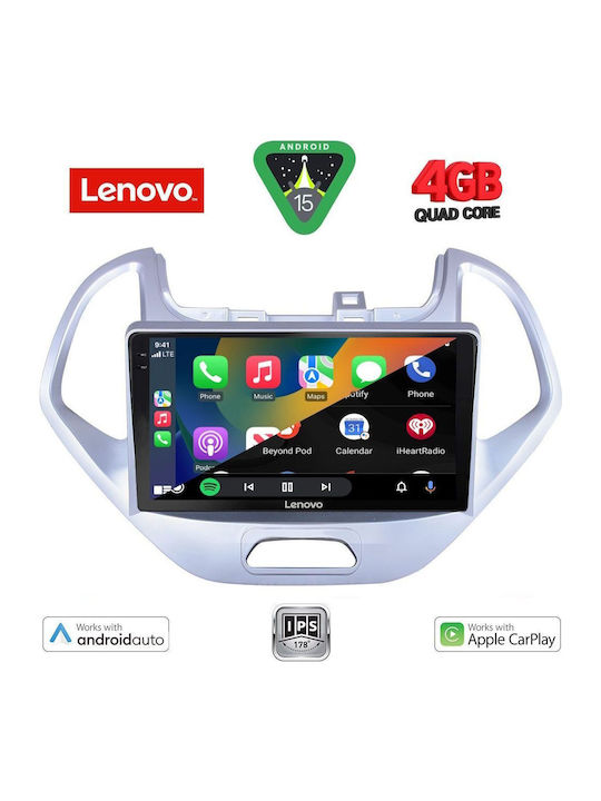 Lenovo Автомобилна Аудио Система (Блутут/USB/WiFi/GPS/Apple-Carplay/Android-Auto) с Тъчскрийн 9"