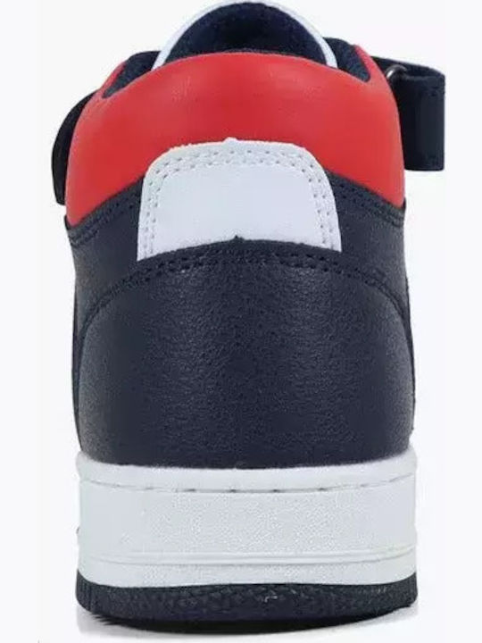 Kids Sneakers High with Scratch Blue