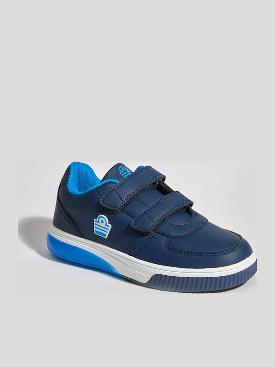 Kids Sneakers with Scratch & Lights Blue