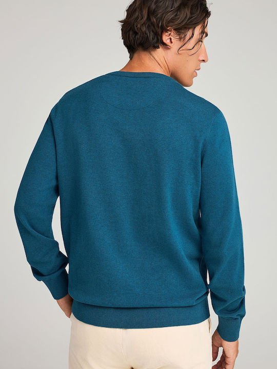 Long Sleeve Sweater TEAL MELANGE