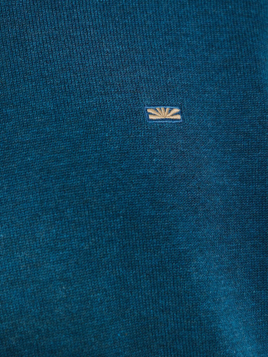 Long Sleeve Sweater TEAL MELANGE