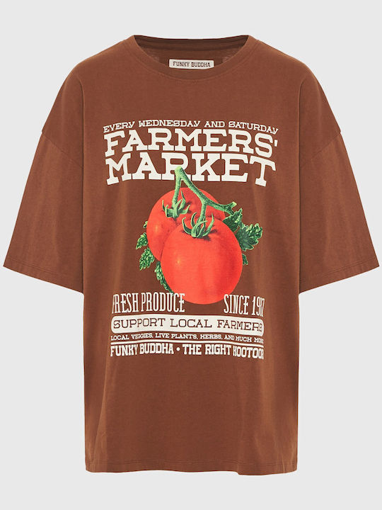 Women's T-shirt Brown