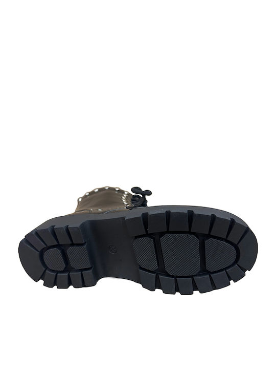 Kids Boots with Laces Black