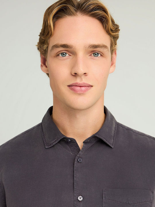 Langärmlig Hemd Gray