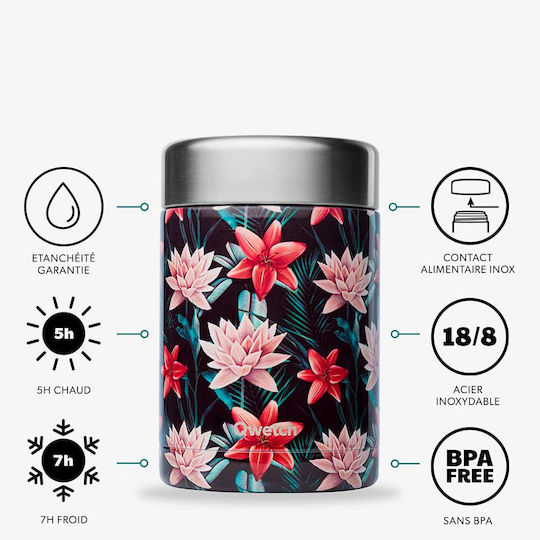 Qwetch Δοχείο Φαγητού Μαύρο 650ml