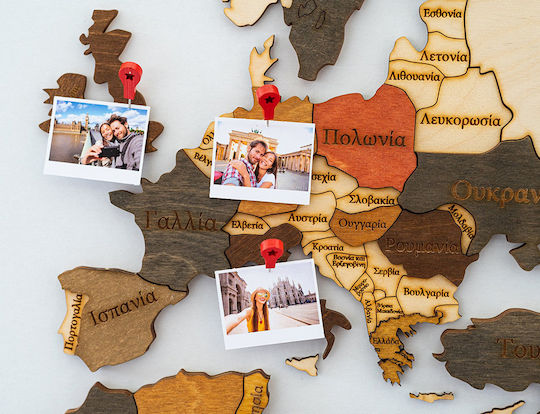 Pins Wooden Map Woodmymap 11 Pieces Red Pins 11pcs Rd