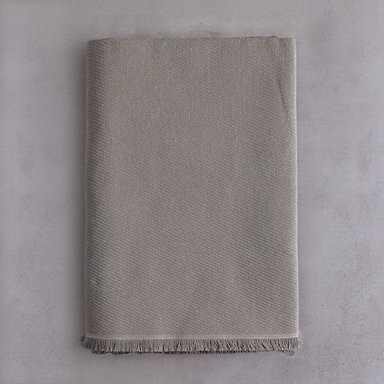 Rythmos Reve Sesselüberwurf Jacquard 180x160cm Braun-Grau