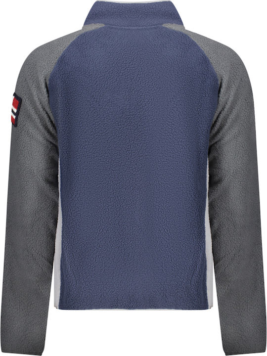 Ανδρική Ζακέτα Fleece Μπλε