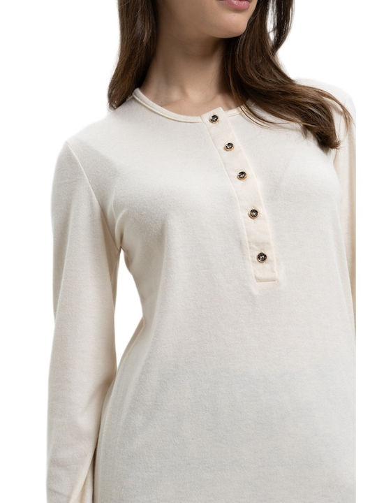 Giota Winter Women's Pyjama Set White