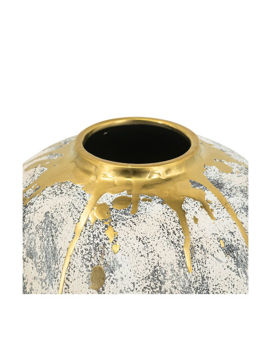 Artekko Decorative Vase Kayle Beige 30x30x30cm