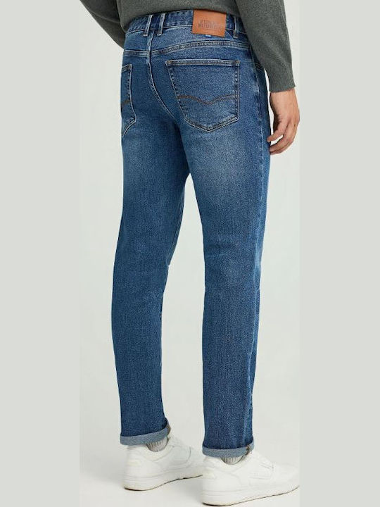 Men's Jeans Pants with Slim Tapered Fit Blue