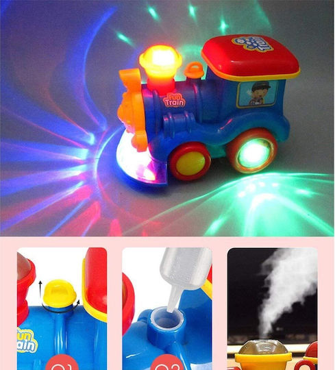 Bakaji Train with Sound, Light, and Smoke for 3+ years+ Years