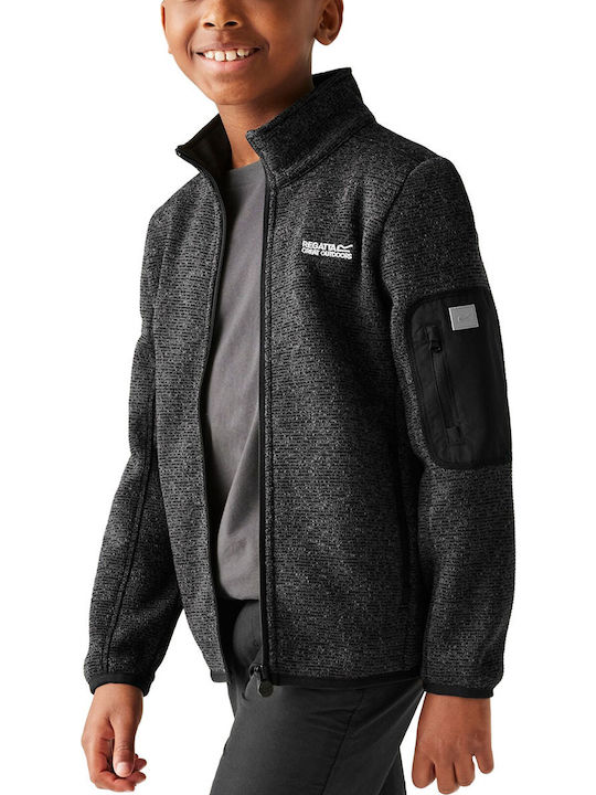 Παιδική Ζακέτα Fleece Μαύρη
