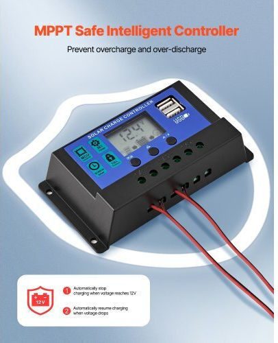 Vevor Solar Charger 50W 12V (LKXLDJG50WWZFD55P001Y3)