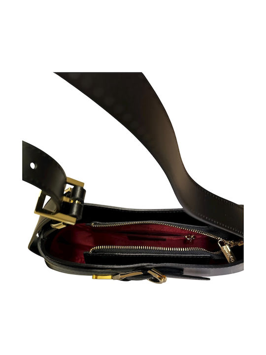 Leather Women's Bag Shoulder Black