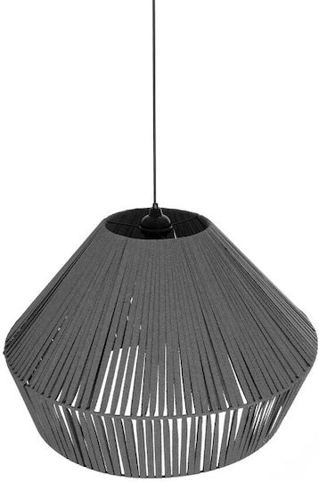 GloboStar Nui Pendant Light Gray Boho with Rope for Socket E27 60x60x41cm