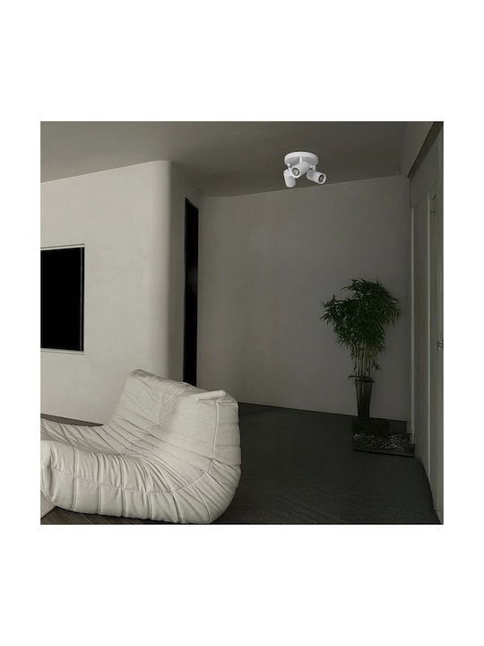 kelvo Triple Spot with Socket GU10 in White Color