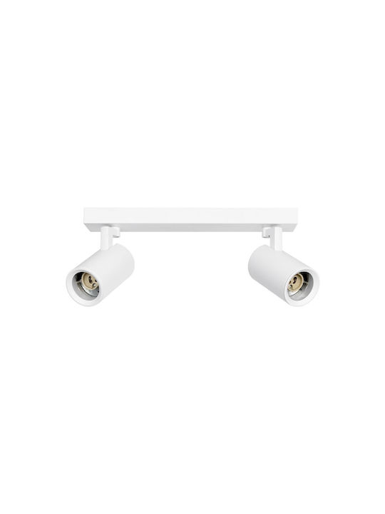 kelvo Double Spot with Socket GU10 in White Color