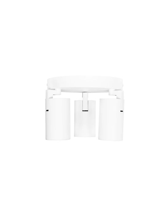 kelvo Triple Spot with Socket GU10 in White Color
