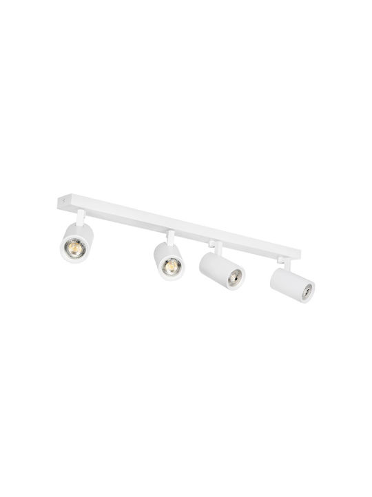 kelvo Spot with 4 Lights and with Socket GU10 in White Color
