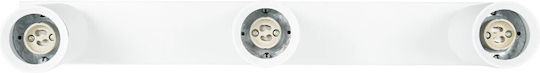 kelvo Triple Spot with Socket GU10 in White Color