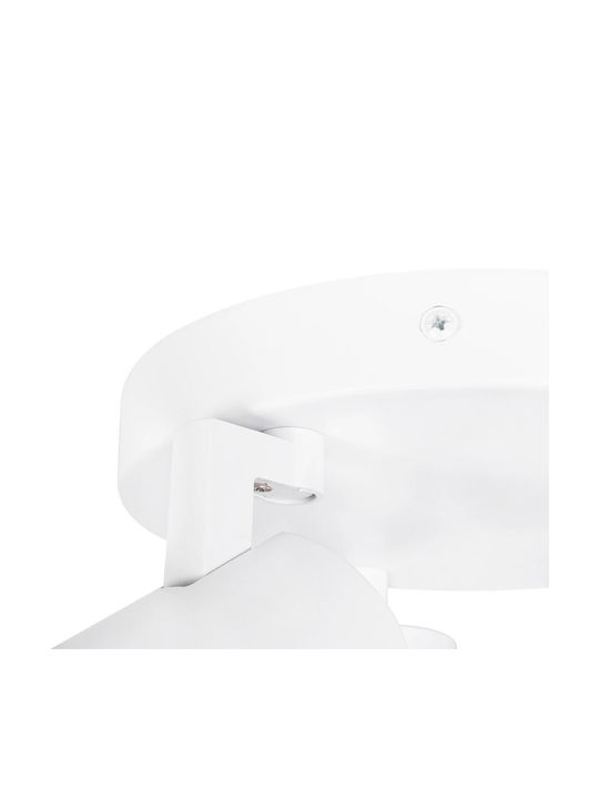 kelvo Triple Spot with Socket GU10 in White Color