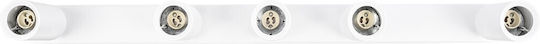 kelvo Spot with 5 Lights and with Socket GU10 in White Color