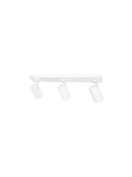 kelvo Triple Spot with Socket GU10 in White Color