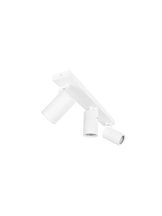 kelvo Triple Spot with Socket GU10 in White Color