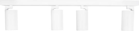 kelvo Spot with 4 Lights and with Socket GU10 in White Color