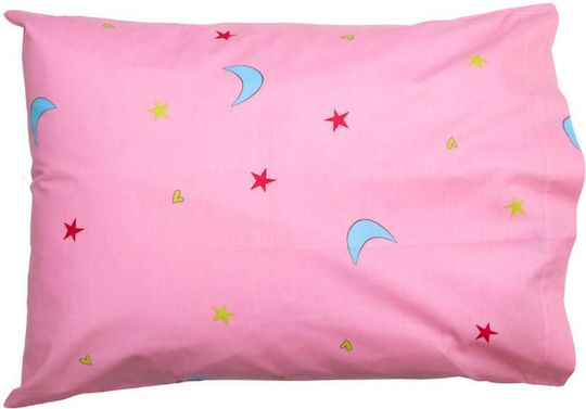 Viopros Kids Cotton Pillowcase Set 50x70cm Pink