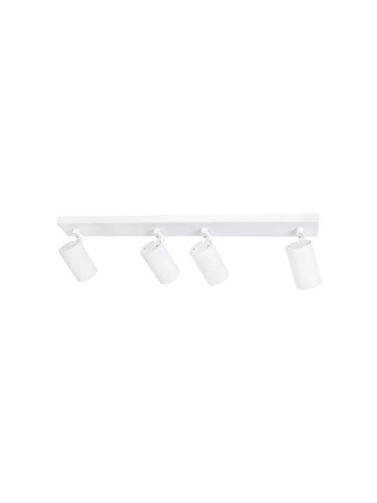 kelvo Spot with 4 Lights and with Socket GU10 in White Color