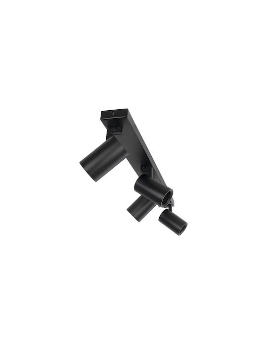 kelvo Spot with 4 Lights and with Socket GU10 in Black Color